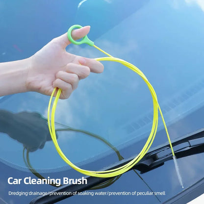 230cm Car Drain Dredge Cleaning Scrub Brush Auto Sunroof Long Hoses Detailing Cleaning Tool Spiral Cleaning Brush Drain Cleaner