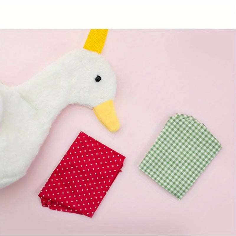 1 Pc Cute Simulation Duck Shoulder Bag Crossbody Plush Big Goose Backpack Purses and Handbags Crossbody Bags for Women