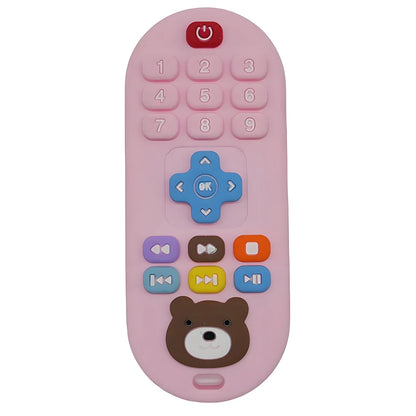 1/4pcs Children's teething remote control silicone material baby teething toys simulation remote control toys teething teether