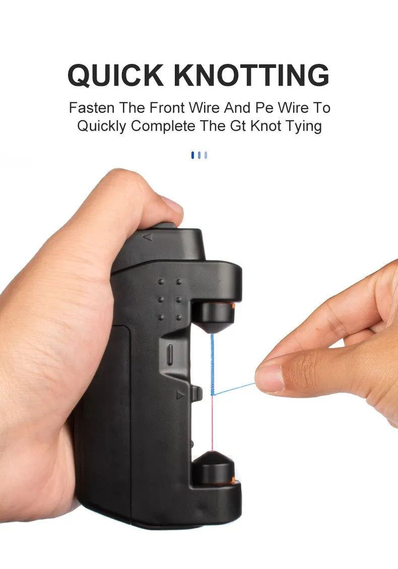 Leydun Hot Electric Knotter Fishing Tools ASSIST GT PR FG Knot Knotting Machine Fishing Bobbin Winder Lines Wire Japan Knot Tool