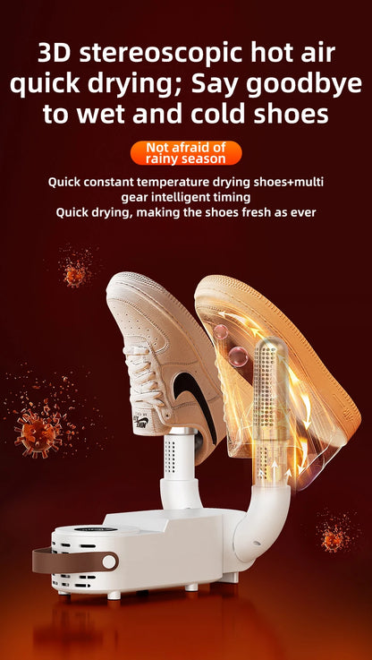 HOMEFISH Intelligent Shoe Dryer Quick Drying Deodorizing Sterilizing Adjustable Timer Household Shoe Warmer And Heater