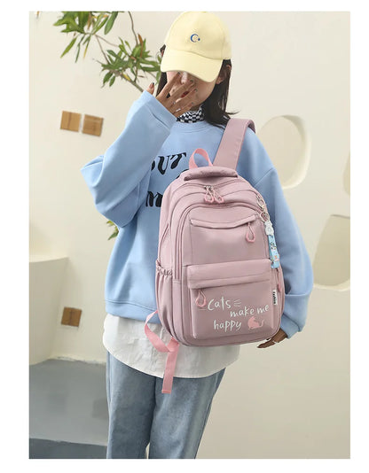 Teenage Girls School Bag Children Backpack Class Child Kids Back Pack Kawaii Bagpack Cute Women Rucksack Female Bolsas Portfolio