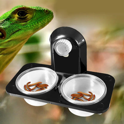 Reptile Tank Accessories Insect Spider Ants Nest Snake Gecko Food Water Feeding Bowl Terrarium Breeding Feeders Box Pets Supplie