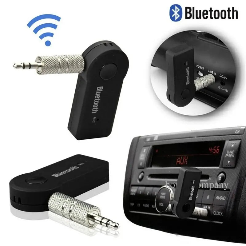 Aux Car Bluetooth 5.0 Receiver 3.5mm 3.5 AUX Jack Stereo Music Audio Car Transmitter Speaker Amplifier Wireless Adapter with Mic