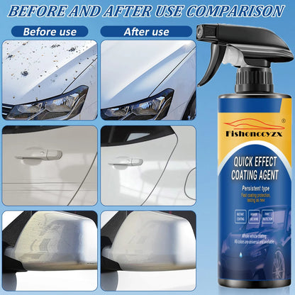 Car Coating Spray Quick Effect Coating Agent Coat Car Wax Car Scratch Wax Coating Spray Oil Film Emulsion Glass Cleaner