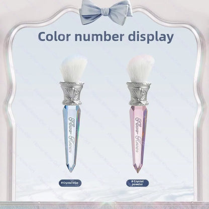 Flower Knows Shell Pearl  Series Blush Brush Wool Loose Powder Highlighter Brushes