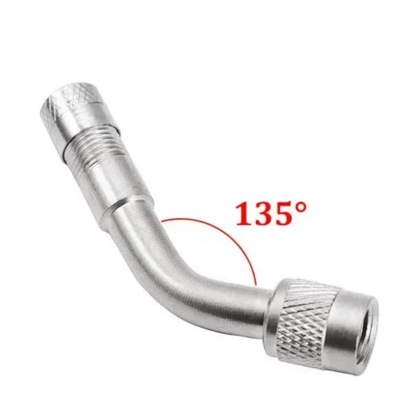 45 90 135 Degree Angle Bent Valve Adaptor Tyre Tube Valve Extension Adapter for Motorcycle Truck Car Moto Bike