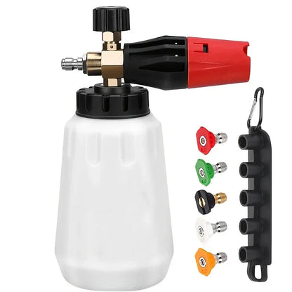High Pressure PA Foam Cannon  Adjustable Foam sprayer Snow Foam Gun Car Washing Accessories Cleaning Kit for Pressure Washers