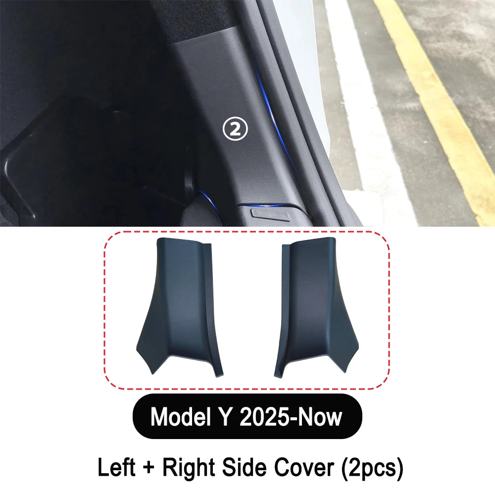 Rear Trunk Bumper Protector Guard For Tesla Model Y Juniper Launch Accessories 2025 2026 Trunk Threshold Sill Cover Mat Plate