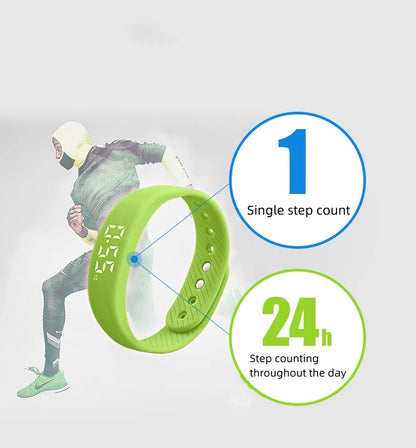 Smart Bracelet LED Digital Waterproof Smart Clock Smartband With running pedometer Monitor Smart Band Vibration Alarm Reminder