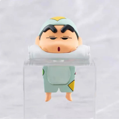 New Crayon Shin-Chan Blind Box Animation Figurine Hippers Mobile Phone Car Decoration Figurine Pendant Gift Anime Periphera Gift