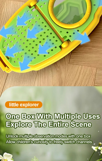 Novel Insect Observation Box Outdoor Collection Telescope Tadpole Butterfly Silkworm Biological Experiment Capture Tool