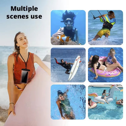 Waterproof phone case, swimming waterproof bag, universal underwater protective bag cover, suitable for iPhone Samsung phones un