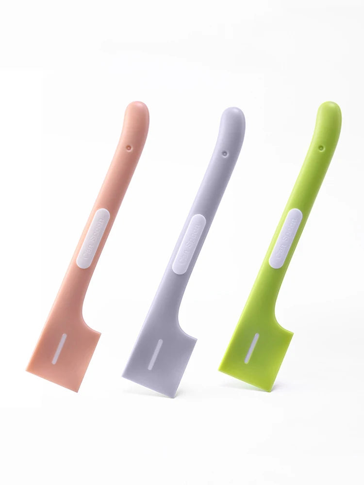 Pet Food Can Spoon And Lid, Cute Long Handle Spoon, Suitable For Wet Food, Canned Food, Snacks, Easy To Clean, Cats And Dogs