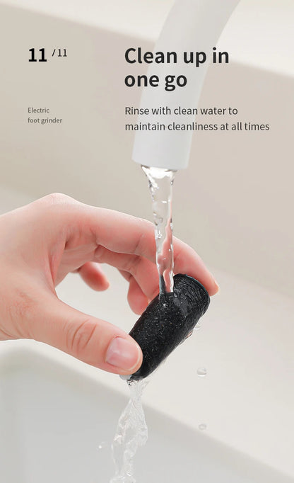HOMEFISH Electric Foot Grinder Automatic Foot Callus Rubbing Pedicure Dead Skin Callus Remover for  Foot Beauty Machine