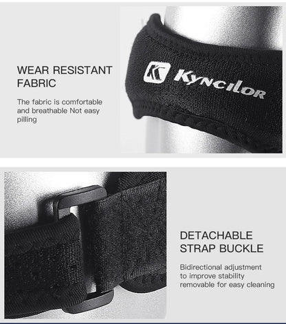 1PC Patella Kneecap Band Adjustable Silica Gel Knee Tendon Strap Protector Knee Pad Running Sports Cycling Gym Knee Support