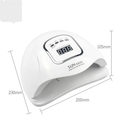 X5MAX Ultraviolet/LED Nail Lamp Drying Device - A nail polish suitable for the quick curing process in nail art and foot care