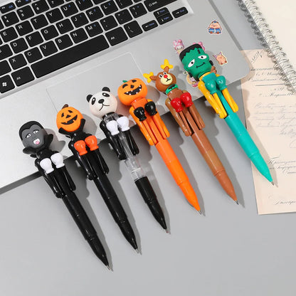 Writing Interactive Boxing Pen 1.0mm Boring Fun Mechanism Fist Pen Signature Press Ballpoint Pen Boxing Fighting Pen Party Game