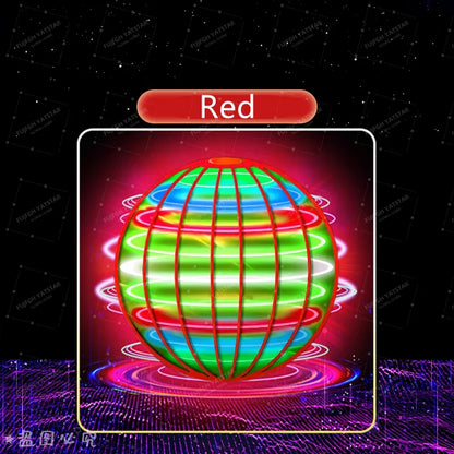 Flying Ball Children's Hand Controlled Color LED Cosmic Globe 360 ° Rotating Suspension Ball Suitable for Indoor and Outdoor Toy