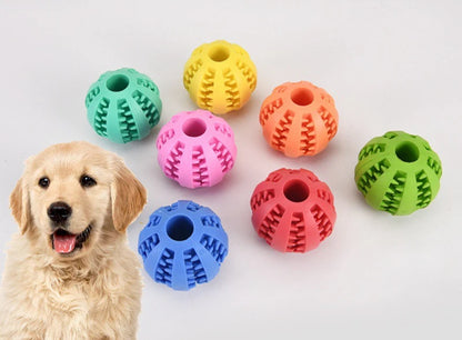 1 Set Pet Dog Toy Self-Entertainment Boredom Relief Molar Teeth Leak Food Ball Bite-Resistant Puppy Hide Watermelon Outdoor Fun