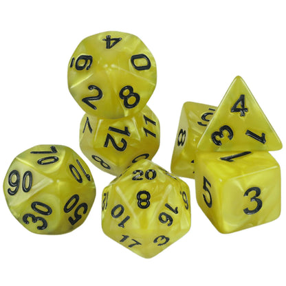 Custom Dice DND Marble Dice Various Colours Available And Beautiful Marble Effect Pearl Veins Effect For Party Roll Playing Game