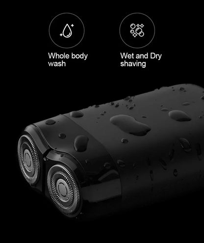 XIAOMI MIJIA S100 Electric Shaver Twin Blade Portable Dry Wet Razor Beard Trimmer Cutter USB Rechargeable For Men Razors Machine