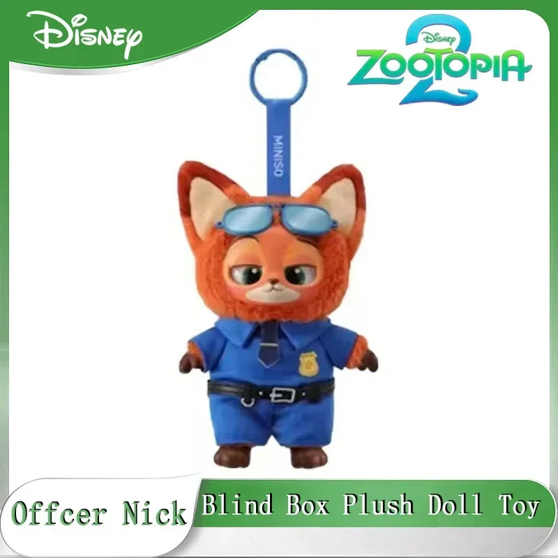 NEW 2026 Disney Zootopia Series Blind Box Judy Nick Vinyl Plush'''' Cartoon Character Pendant Trendy Toys Box Christmas Gift