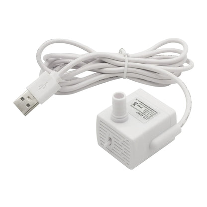Pet Water Fountain Pump Dispenser Drinking Fountain Replacement Accessories DC 5V USB 40dB Ultra-quiet for Fountain Aquarium