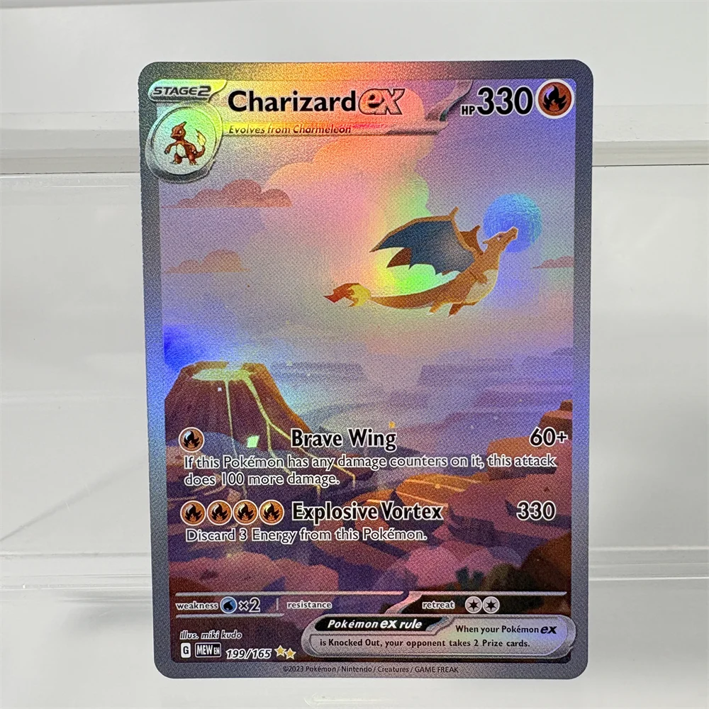 PKM Proxy Card Holographic Sword & Shield Promos and Scarlet & Violet Charizard Hobbies Rare Collection Battle Cards Toys Gifts