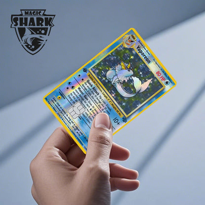 Charizard Gyarados Venusaur Blastoise Mewtwo Squirtle Snorlax Holographic Laser Credit Debit Card Film Skin Sticker