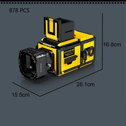 KNEW BUILT Classic Digital Camera Model Mini Brick Toys for Boys Adult Assembly Design Block Kits Classical Collection Projector