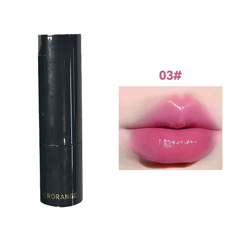 HERORANGE~ Low Saturation Light Lipstick Multi-purpose Stick Moisturizing White Natural Holding Mirror lipstick