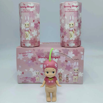 Sonny Angel Pink Cherry Blossom Series Blind Box Toys Mystery Box Kawaii Lucky Cute Doll Decoration Collect Model Couple Gifts