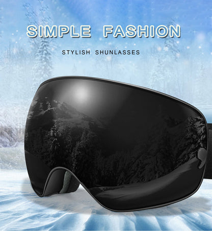 Winter Outdoor SKI Goggles Men And Women Teen, Free Optical Frame and Bag, UV400 Anti-Fog Snowboard Eyewear, Charistmas Gifts