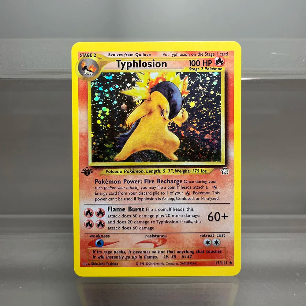 Foil PKM Single Cards Pikachu Charizard EX Bubble Mew Game Rare Collection Cards PTCG Rainbow Proxy Cards