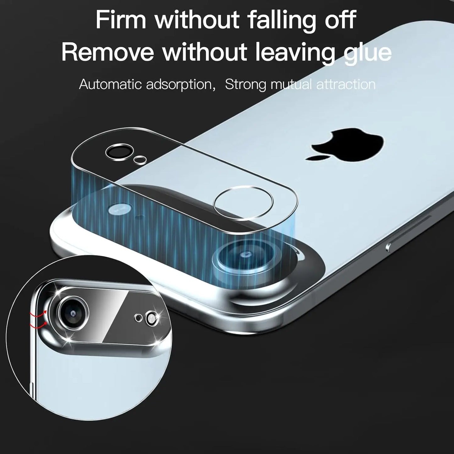 Camera Protector For iPhone 17 16 15 14 13 Pro Max 13Mini 17Air Tempered Glass Len Screen Protectors Glass Film For iPhone 17 16