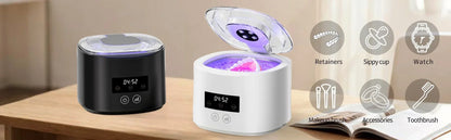 NEW HOT Small portable cleaning machine full-automatic household cleaning jewelry braces contact lens cleaner