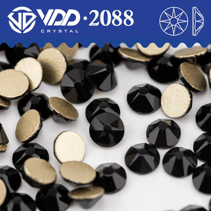 VDD SS16-SS30 High Quality AAAAA 2088 Rhinestones Crystal Flatback 8 Big 8 Small 16cut Stones For DIY Crafts Nail Art Decoration