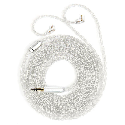 KBEAR ST12plus Earphone Cable 2m 8 Core 4N OFC Silver-plated Upgraded Cable 3.5/4.4mm MMCX/0.78mm 2Pin for CCZ KB03 KS1