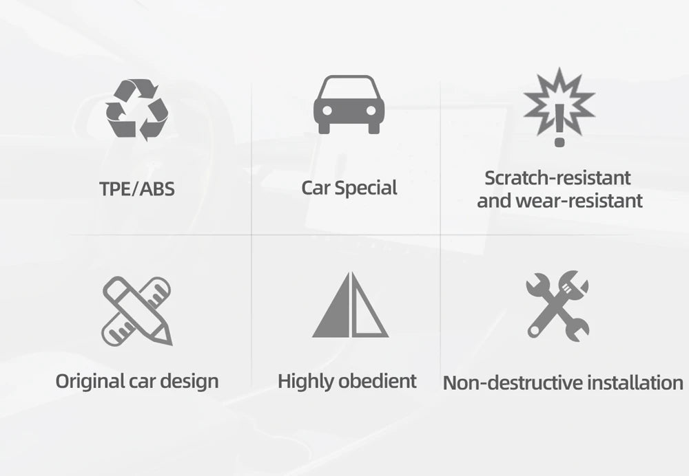 USVOTOV for Tesla Model Y Juniper Launch Model 3 2025 2026 Trunk Sill Guard Cargo Mat Rear Bumper Protector TPE Pads Accessories