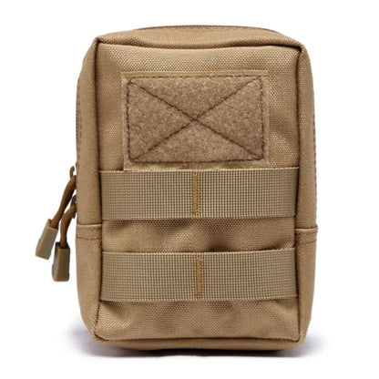 Molle Utility EDC Waist Bag Tactical Pouch Medical First Aid Bag Outdoor Sports Camping Hunting Waist Belt Pocket Sundry Bag