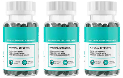 Internal Deodorant Supplement – Full Body Deodorizer for Gut Health Skin Health Digestion Support