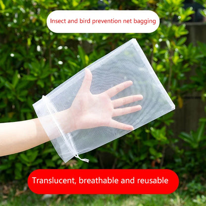 50Pcs Grapes Fruit Protection Bags Pest Control Anti-Bird Garden Netting Bags Mesh Agricultural Tree Garden Tool Bags