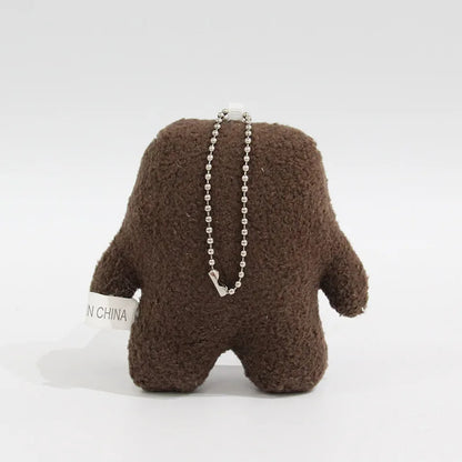 Kawaii Cute Domo Kun Plush Keychain Ball Chain Cartoon Anime Kawaii Cute Bag Keychains Small Xmas Gift