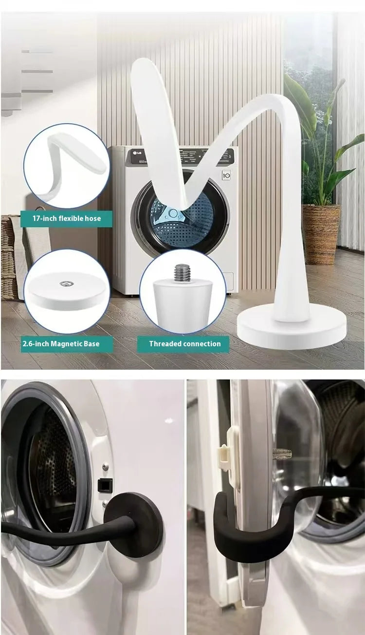 HOMEFISH Flexible Silicone Washer & Dryer Door Prop Easy-to-Use Bendable Sturdy Stopper for Odor-Free Appliances