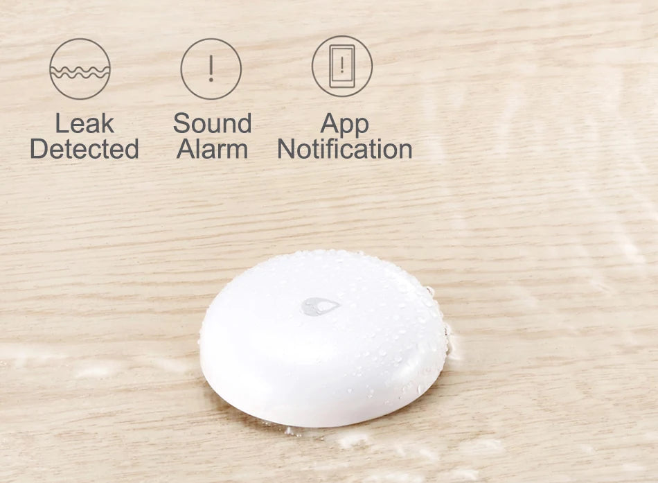 Aqara Water Leak Sensor ZigBee Water Immersing Detector Alarm Security Soaking Sensor Smart Home For Xiaomi Mi Home Homekit APP