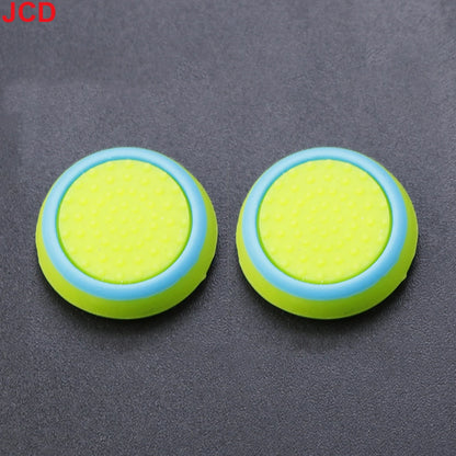 JCD 2pcs For PS3 PS4 PS5 Xbox one/360/Series S X Switch Pro Game Controllers Thumb Silicone Stick Grip Cap Cover Accessory