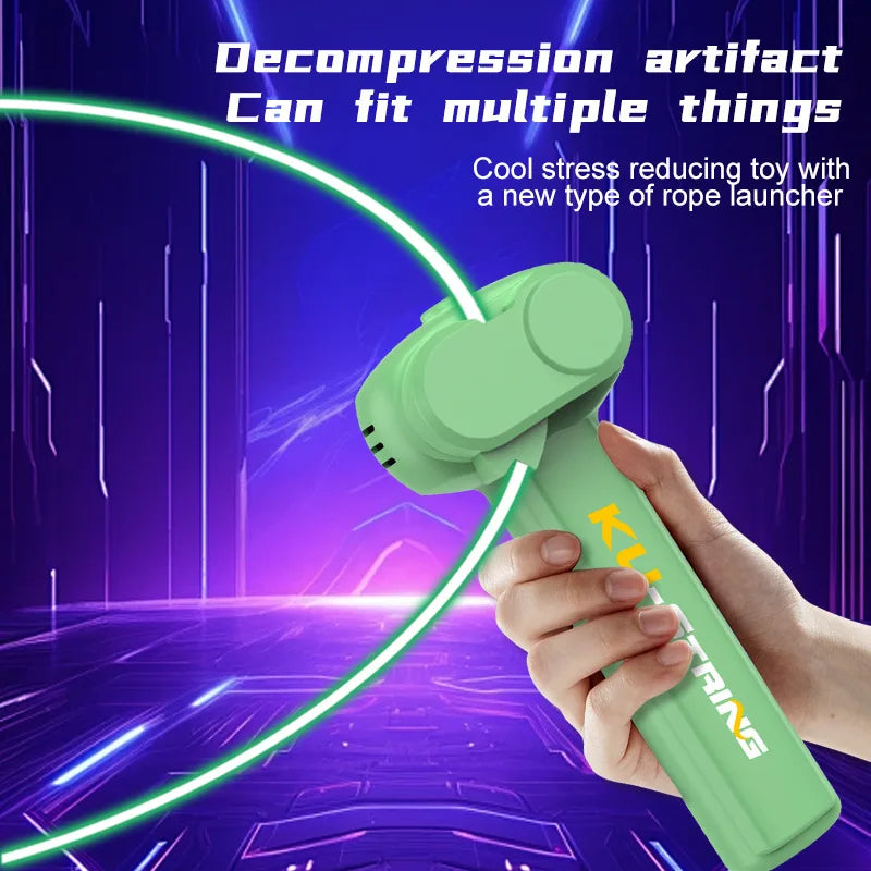 Reduce stress luminous rope outdoor toys  boys games party birthday gifts  juegos de viaje para niños parent-child interaction