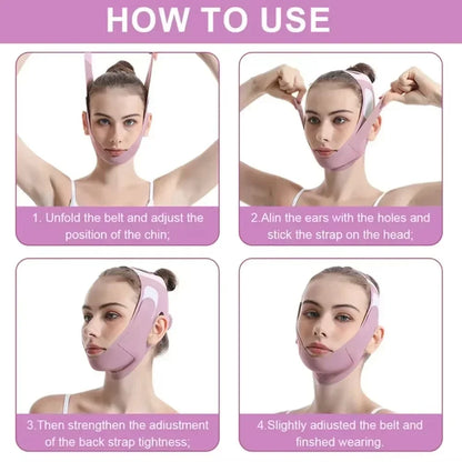 Women Face Slimming Bandage V Line Face Shaper Chin Cheek Lift Up Belt Anti Wrinkle Band Facial Massager Beauty Skin Care Tools