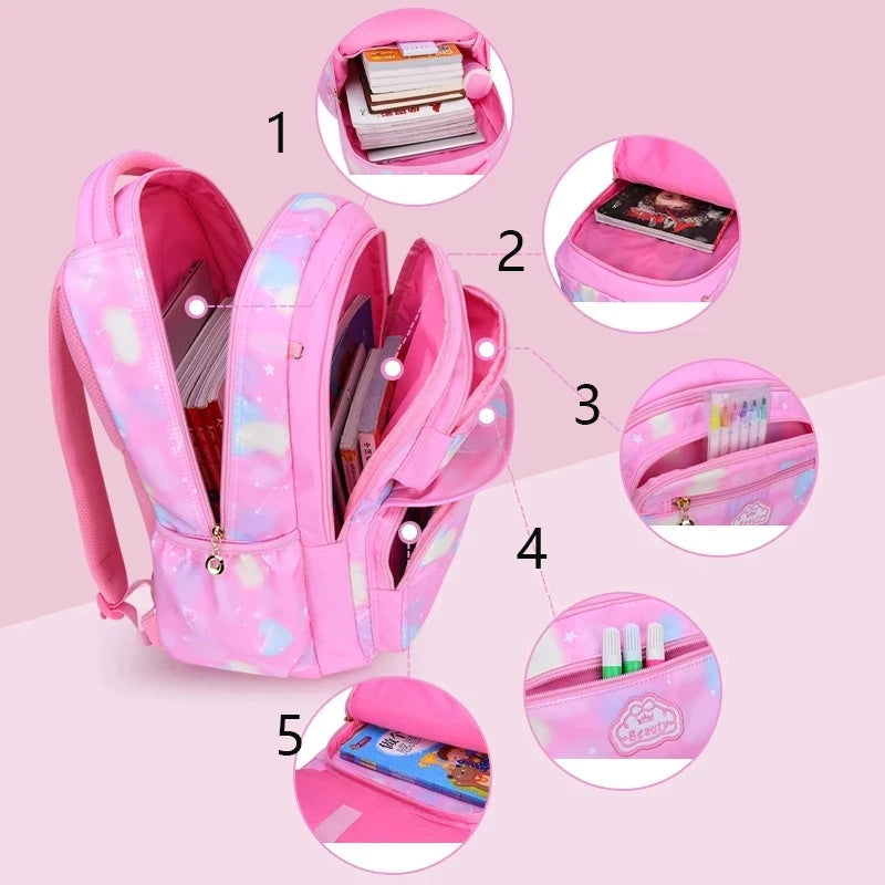 Teenage Girls School Bag Children Backpack Class Child Kids Back Pack Kawaii Bagpack Cute Women Rucksack Female Bolsas Portfolio